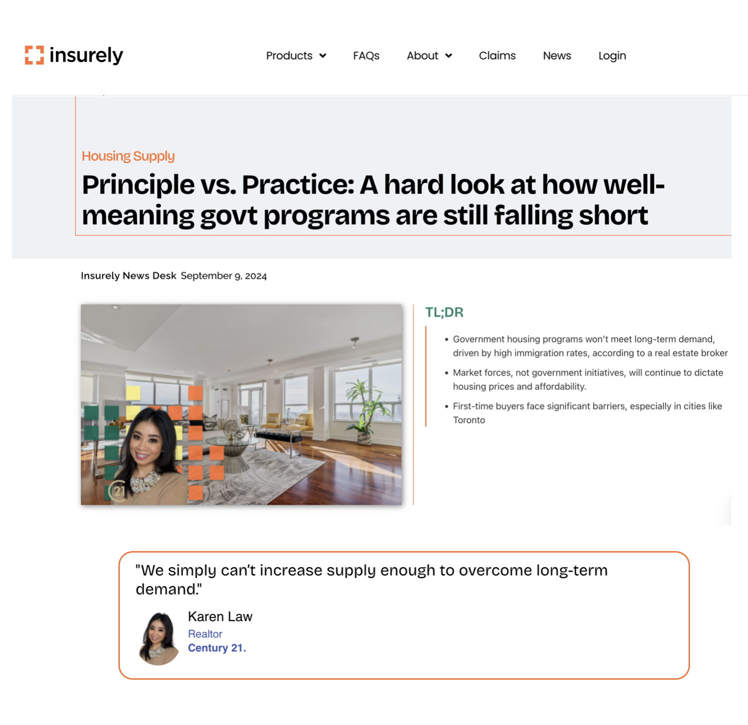 Government housing supply initiatives